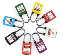 Load image into Gallery viewer, 3 KEYED ALIKE PADLOCK SET (YELLOW) with 2 keys/lock
