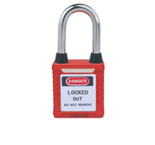 Load image into Gallery viewer, 3 KEYED ALIKE PADLOCK SET (RED) 1 Key per set
